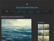 Tablet Screenshot of karenponelli.com